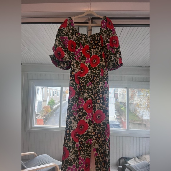 Rhode noa dress in aura bloom size 4 - Picture 4 of 10